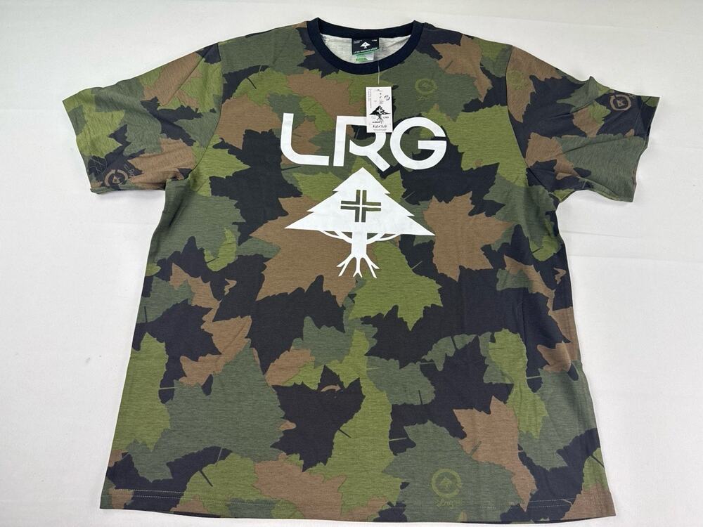 Lifted Research Group LRG Mens Dark Camo Double OG Tree Graphic Shirt NWT Medium